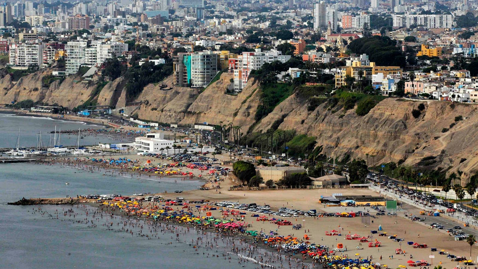 Panoramic view of Chorrillos