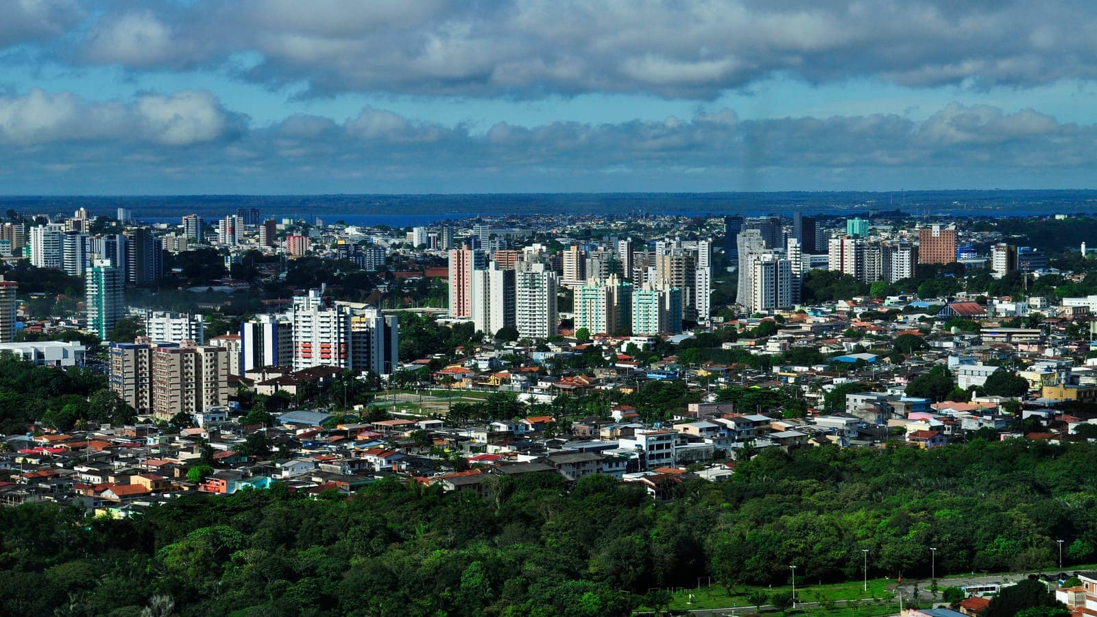 Panoramic view of Manaus