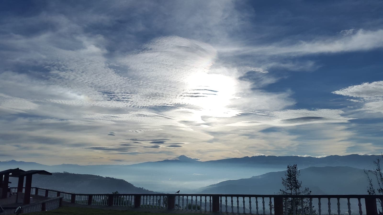 Panoramic view of Quito