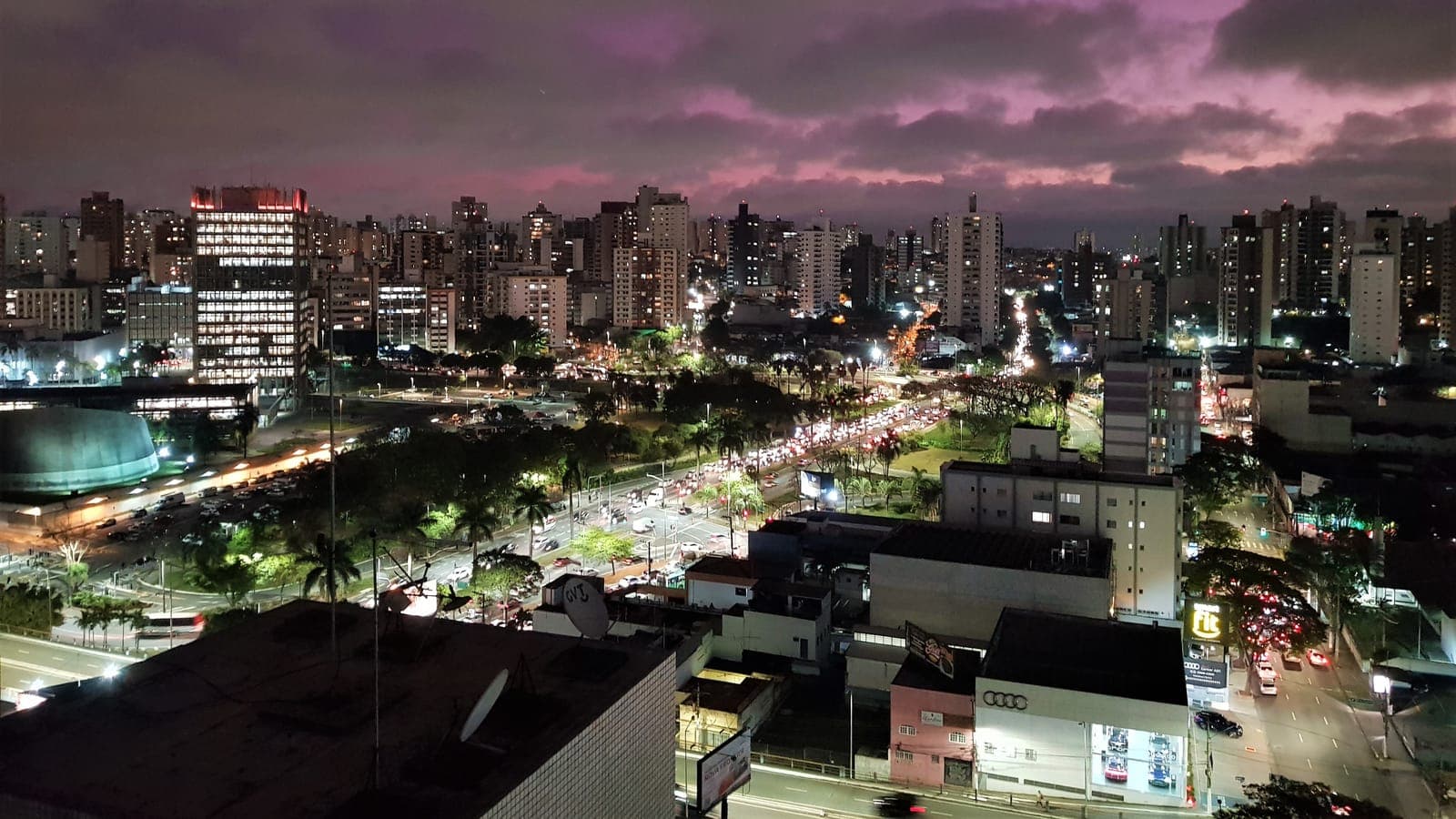 Panoramic view of Santo André
